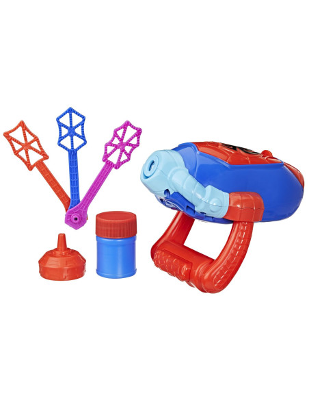 G0660,Spidey Si Prietenii Lui Uimitori Marvel Water Webs Lansator Bule De Sapun