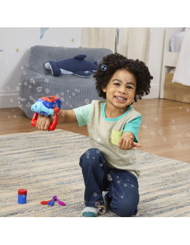 G0660,Spidey Si Prietenii Lui Uimitori Marvel Water Webs Lansator Bule De Sapun