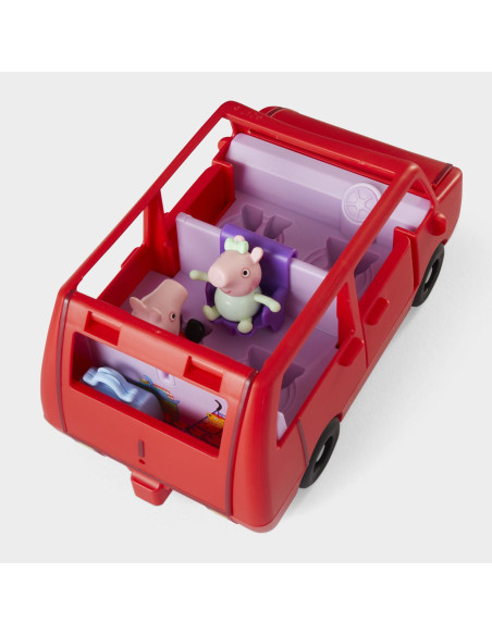 G0541,Peppa Pig Masina Familiei Peppa Cu Figurine