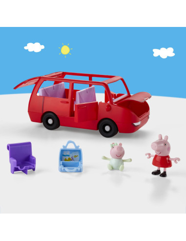 G0541,Peppa Pig Masina Familiei Peppa Cu Figurine