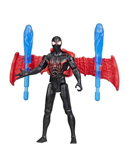 G0736,Marvel Spider Man Venom Versus Lansator Auto Si Figurina Miles Morales