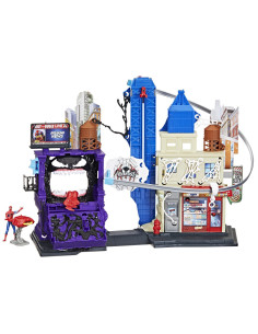 G0737,Set De Joaca Marvel Spider Man Venom Versus Web City Slinging 2