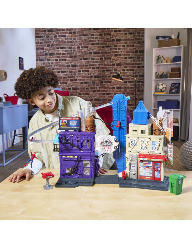 G0737,Set De Joaca Marvel Spider Man Venom Versus Web City Slinging