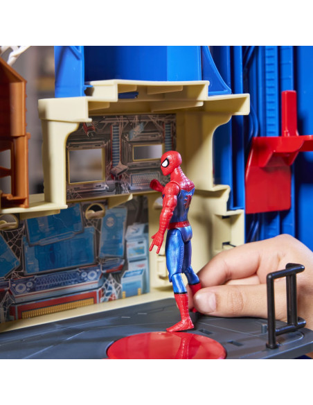 G0737,Set De Joaca Marvel Spider Man Venom Versus Web City Slinging