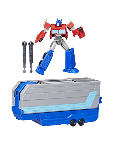 G0750,Transformers Earthspark Camion Cu Remorca De Lupta Optimus Prime
