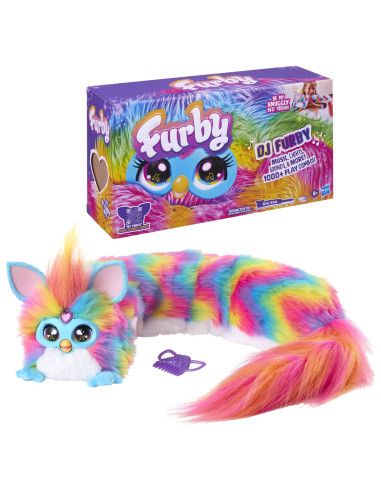 G0668,Furby Dj Furblets Jucarie Interactiva Curcubeu