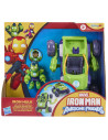 G1258_G1475,Marvel Iron Man Si Prietenii Sai Uimitori Set Vehicul 2 In 1 Si Figurina Iron Hulk