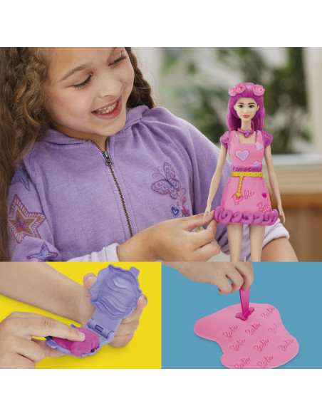 G1357,Play Doh Barbie Set Plastelina Inimioare Si Par