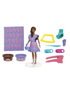 G1359,Play Doh Barbie Set Plastelina Barbie Fashionista Ruffles Creatii Vestimentare 2