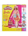 G1360,Play Doh Barbie Set Plastelina Creatii Vestimentare Cu Flori Si Franjuri Cowboy