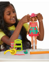 G1360,Play Doh Barbie Set Plastelina Creatii Vestimentare Cu Flori Si Franjuri Cowboy