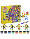 G0556,Play Doh Povestiri Cu Testoase Ninja Adolescente Mutante Set Plastelina Creatii Cowabunga