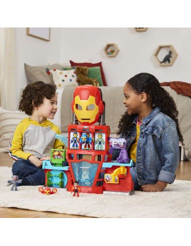 G1259,Marvel Iron Man Si Prietenii Sai Uimitori Set De Joaca
