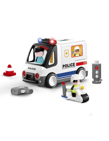 HE9985,Masina De Politie Educativa 2in1