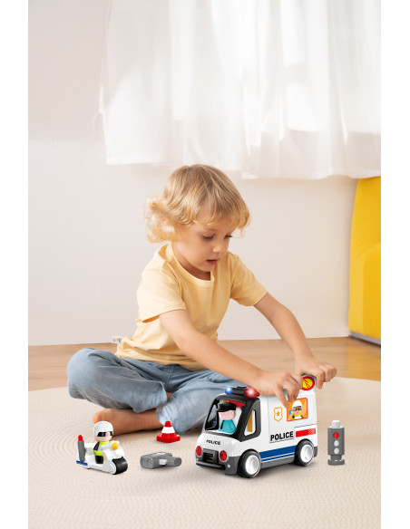 HE9985,Masina De Politie Educativa 2in1