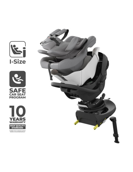 KCILENFXGRY2000,Scoica Auto Kinderkraft I-lite Cu Baza Endura Safe Fx Grey