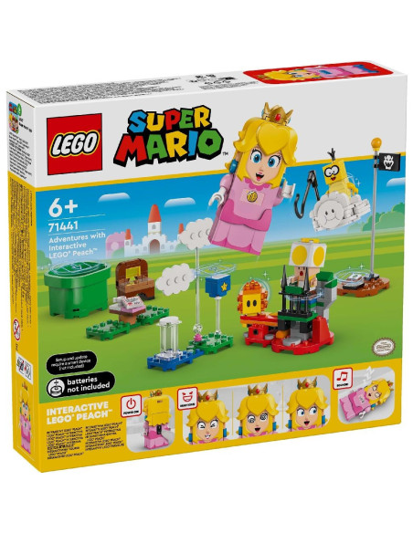 LEGO-71441,Lego Super Mario Aventuri Cu Peach Interactiva 71441