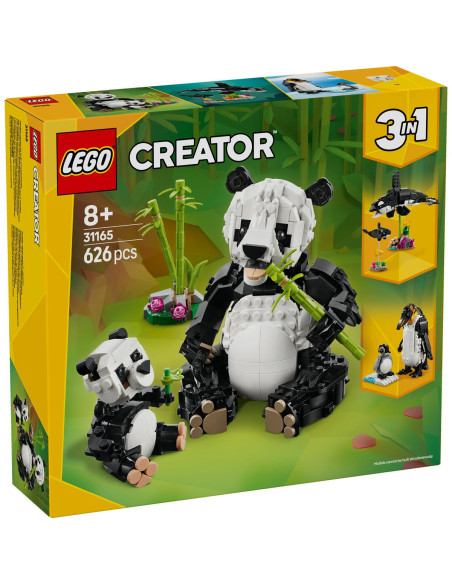 LEGO-31165,Lego Creator Animale Salbatice: Familia De Ursi Panda 31165
