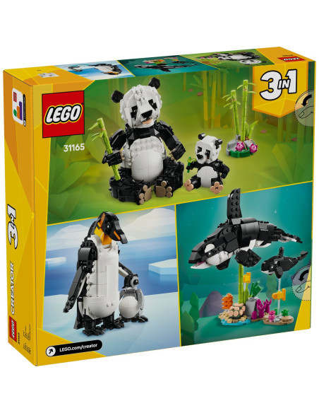 LEGO-31165,Lego Creator Animale Salbatice: Familia De Ursi Panda 31165