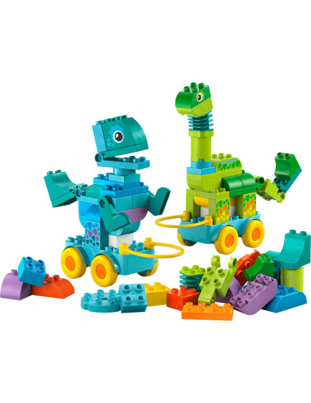 LEGO-10451,Lego Duplo Dinozauri Pe Roti 3 In 1 10451