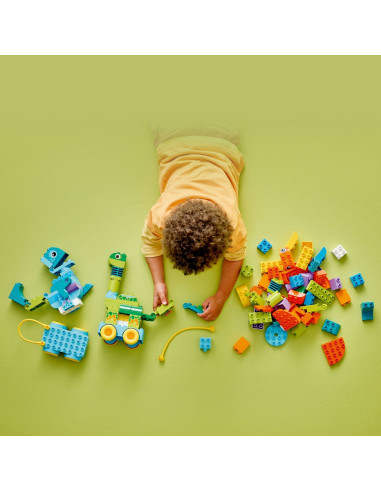 LEGO-10451,Lego Duplo Dinozauri Pe Roti 3 In 1 10451