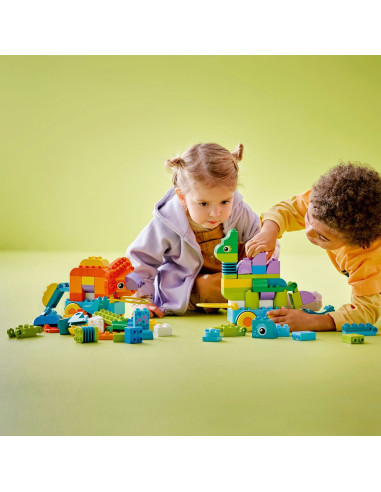 LEGO-10451,Lego Duplo Dinozauri Pe Roti 3 In 1 10451