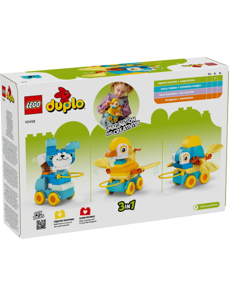 LEGO-10448,Lego Duplo Animale Pe Roti 3 In 1 10448