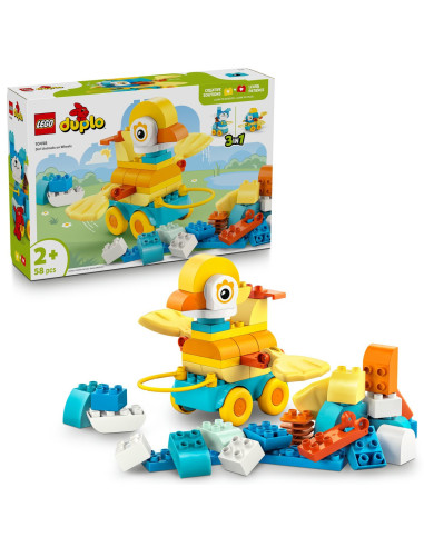 LEGO-10448,Lego Duplo Animale Pe Roti 3 In 1 10448