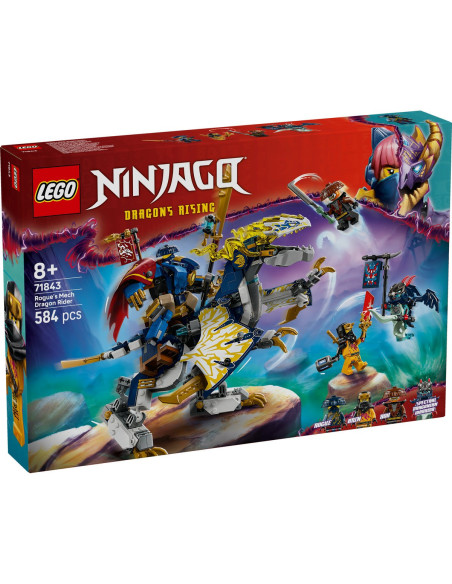 LEGO-71843,Lego Ninjago Robotul Calaret De Dragon A Lui Rogue 71843