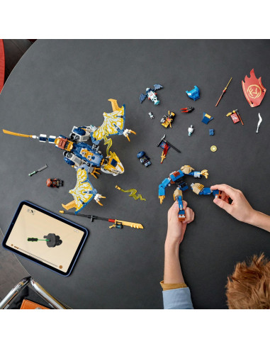 LEGO-71843,Lego Ninjago Robotul Calaret De Dragon A Lui Rogue 71843