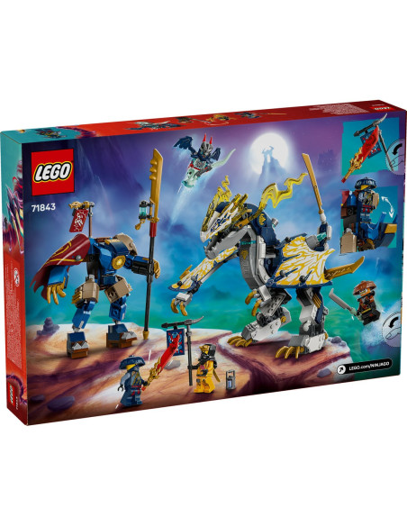 LEGO-71843,Lego Ninjago Robotul Calaret De Dragon A Lui Rogue 71843