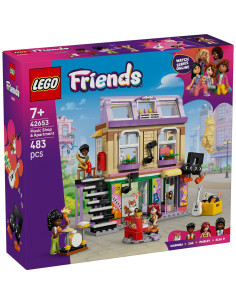 LEGO-42653,Lego Friends Magazin De Muzica Si Apartament 42653