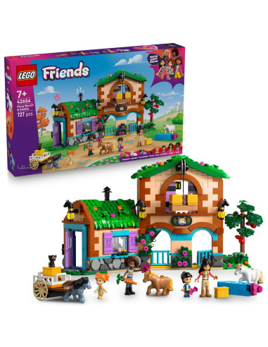 LEGO-42654,Lego Friends Ferma Si Grajd Pentru Ponei 42654