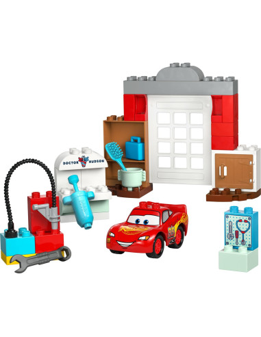 LEGO-10456,Lego Duplo Vizita Lui Mcqueen La Garajul Lui Doc 10456