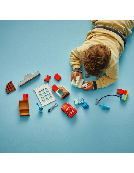 LEGO-10456,Lego Duplo Vizita Lui Mcqueen La Garajul Lui Doc 10456