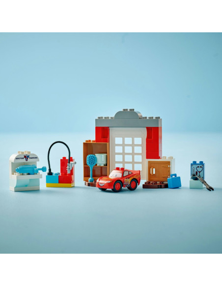 LEGO-10456,Lego Duplo Vizita Lui Mcqueen La Garajul Lui Doc 10456