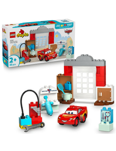 LEGO-10456,Lego Duplo Vizita Lui Mcqueen La Garajul Lui Doc 10456