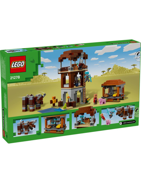 LEGO-21278,Lego Minecraft Avanpostul Jefuitorului Si Distrugator 21278