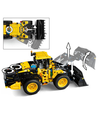 LEGO-42209,Lego Technic Incarcator Frontal Volvo L120 Electric 42209