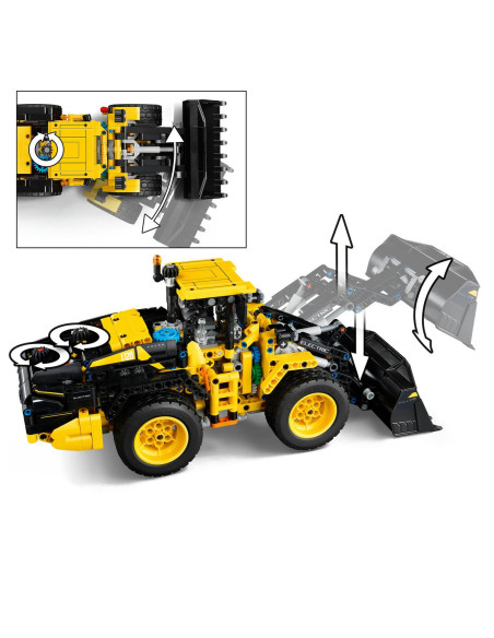 LEGO-42209,Lego Technic Incarcator Frontal Volvo L120 Electric 42209