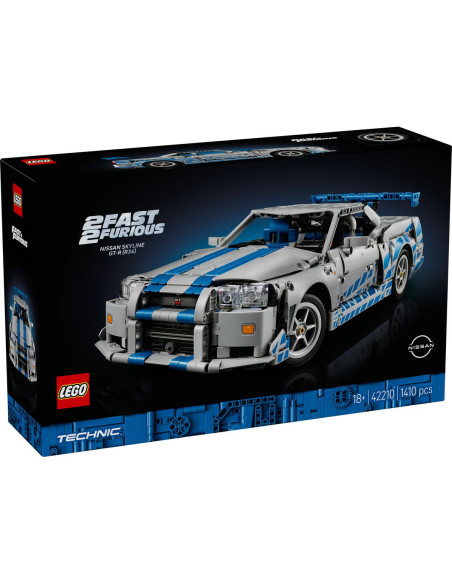 LEGO-42210,Lego Technic 2 Fast 2 Furious Nissan Skyline Gt-r R34 42210