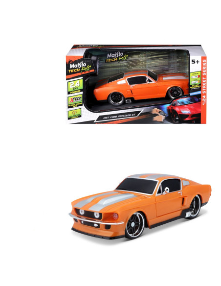 MST81520,Maisto Masinuta Cu Telecomanda 2.4ghz Ford Mustang Gt 1967 Scara 1 La 24
