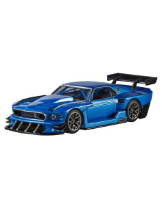 MTHMD41_HWT04,Hot Wheels Premium Real Riders Masinuta Metalica Modified Ford Mustang 69 Scara 1:43 2