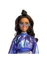 MTJFP42,Barbie Deluxe Style Papusa Barbie Rochie Albastru Metalizat
