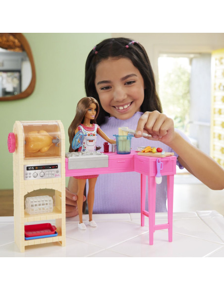 MTJCT06,Barbie Si Teresa Reteta Pentru Prietenie Set Papusa Teresa Si Bucatarie Cu Accesorii MTJCT06,Barbie Si Teresa Reteta Pentru Prietenie Set Papusa Teresa Si Bucatarie Cu Accesorii