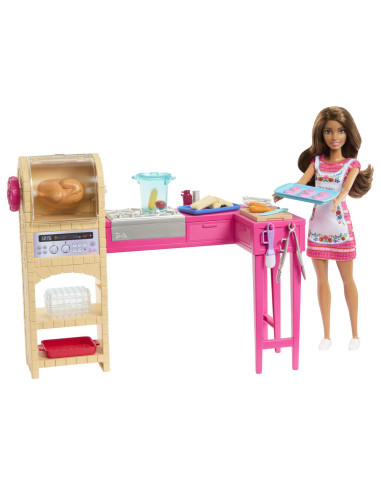 MTJCT06,Barbie Si Teresa Reteta Pentru Prietenie Set Papusa Teresa Si Bucatarie Cu Accesorii MTJCT06,Barbie Si Teresa Reteta Pentru Prietenie Set Papusa Teresa Si Bucatarie Cu Accesorii