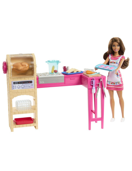 MTJCT06,Barbie Si Teresa Reteta Pentru Prietenie Set Papusa Teresa Si Bucatarie Cu Accesorii MTJCT06,Barbie Si Teresa Reteta Pentru Prietenie Set Papusa Teresa Si Bucatarie Cu Accesorii