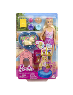 MTJBF35,Barbie Color Change Petrecerea Catelusului La Piscina