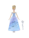 MTJBF94,Disney Princess Papusa Cenusareasa Interactiva Cu Rochie Luminoasa