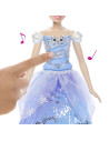 MTJBF94,Disney Princess Papusa Cenusareasa Interactiva Cu Rochie Luminoasa